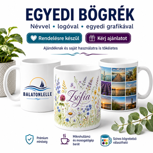 Egyedi bögrék rendelésre, névvel, logóval vagy saját grafikával - Meska.hu