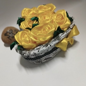 SzeviMaMa rózsabox (2.variáció) - otthon & életmód - dekoráció - asztal és polc dekoráció - asztaldísz - Meska.hu