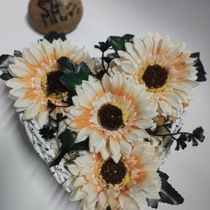 SzeviMaMa virágbox , Otthon & Életmód, Dekoráció, Asztal és polc dekoráció, Asztaldísz, Fonás (csuhé, gyékény, stb.), Újrahasznosított alapanyagból készült termékek, MESKA