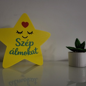 Szép álmokat csillag LED hangulatlámpa � egyedi, kézzel készített ajándék gyerekszobába - otthon & életmód - lámpa - hangulatlámpa - Meska.hu