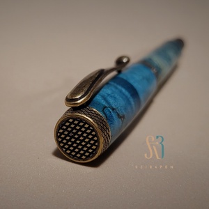 Egyedi rollerball. Stabilizált nyírfából. - otthon & életmód - papír, írószer - ceruza & toll - Meska.hu