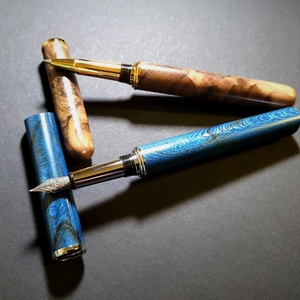 Egyedi rollerball. Stabilizált dió gyökérből. - otthon & életmód - papír, írószer - ceruza & toll - Meska.hu