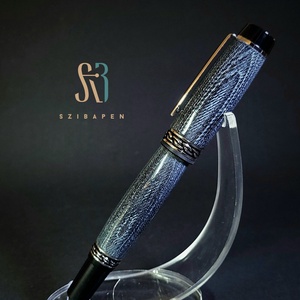Egyedi rollerball. Farmer micarta anyagból. Toll. - otthon & életmód - papír, írószer - ceruza & toll - Meska.hu