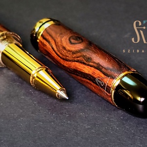 Egyedi rollerball . Afrikai  vasfával. - otthon & életmód - papír, írószer - ceruza & toll - Meska.hu