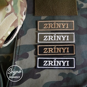 Egyedi Hímzett Katonai Felvarró - művészet - militária - ruházat, kiegészítő - Meska.hu