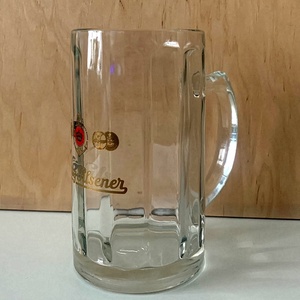 Retro König Pilsener vastag falú üveg söröskorsó (hibátlan)  - Meska.hu