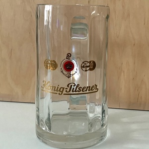 Retro König Pilsener vastag falú üveg söröskorsó (hibátlan)  - otthon & életmód - konyhafelszerelés, tálalás - tálalás - sörös pohár és korsó - Meska.hu