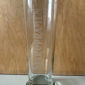 Staropramen 0,3l söröspohár - Meska.hu