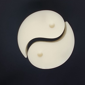 Yin Yang /Jin Jang alakú szilikon öntőforma, Vegyes alapanyag, Egyéb alapanyag, Szappankészítés, Gyertyaöntés, MESKA