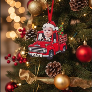 Fényképes autós dísz  - karácsony - karácsonyi lakásdekoráció - karácsonyfadíszek - Meska.hu