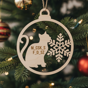 Vicces Macskás Fadísz - Meska.hu