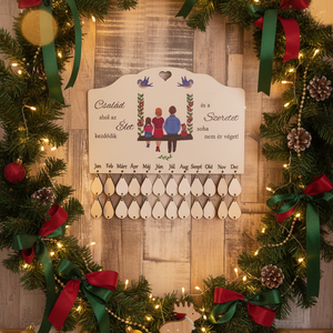 Családi naptár (hintás) - Meska.hu