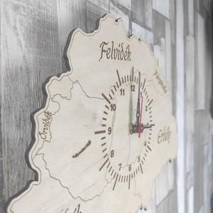 Nagy Magyarország falióra 40X25cm - otthon & életmód - dekoráció - fali és függő dekoráció - falióra & óra - Meska.hu