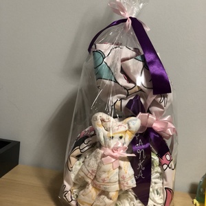 �Csomag pelenkatorta  - játék & sport - babalátogató ajándékcsomag - Meska.hu