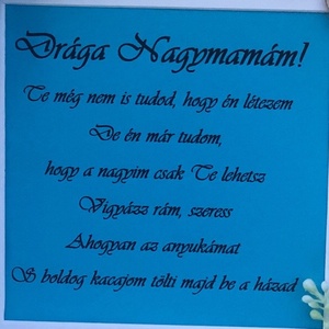 Bababejelentő kép  az örömhír stílusos, kézműves formában babavárásra, keresztelőre. Egy emlék, ami örökre megmarad - otthon & életmód - babaszoba, gyerekszoba - babaszoba kép - Meska.hu