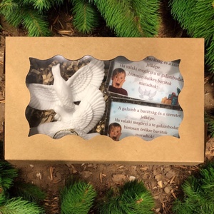 Barátságdoboz galambpár  inspirálva a híres karácsonyi filmből - Meska.hu