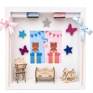 Gender Reveal Box � Fiú vagy lány? Baba neme bejelentő meglepetés doboz - baba - mama - babaemlékek - bababejelentők - Meska.hu