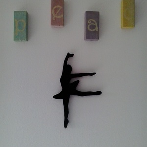 Balerina árnyék - otthon & életmód - dekoráció - fali és függő dekoráció - függődísz - Meska.hu