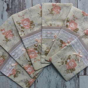 Rózsás asztal... - otthon & életmód - konyhafelszerelés, tálalás - sütés, főzés - kés & késtartó - Meska.hu