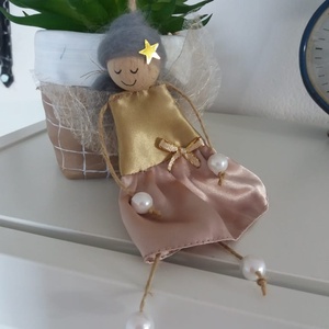 Karácsonyi tündérek... - karácsony - karácsonyi lakásdekoráció - karácsonyfadíszek - Meska.hu