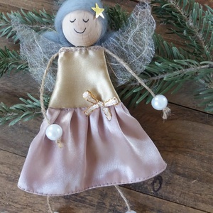 Karácsonyi tündérek... - karácsony - karácsonyi lakásdekoráció - karácsonyfadíszek - Meska.hu