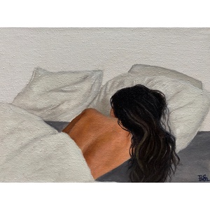 'I woke up and you weren't here' olajfestmény - művészet - festmény - olajfestmény - Meska.hu