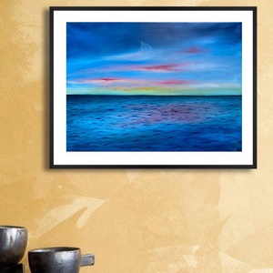 'Boundless Ocean' olajfestmény - művészet - festmény - olajfestmény - Meska.hu