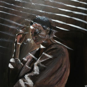 'Füst' akrilfestmény - művészet - festmény - akril - Meska.hu 'Füst' akrilfestmény - művészet - festmény - akril - Meska.hu