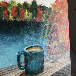 'Autumn Vibes' - művészet - festmény - akril - Meska.hu