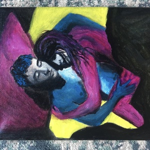 'Be My Valentine' - művészet - festmény - akril - Meska.hu