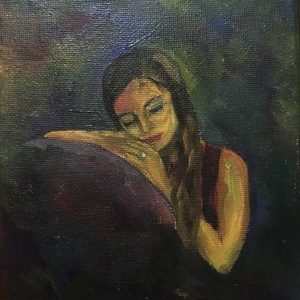 'Magány' olajfestmény - művészet - festmény - olajfestmény - Meska.hu