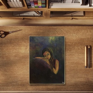 'Magány' olajfestmény - művészet - festmény - olajfestmény - Meska.hu