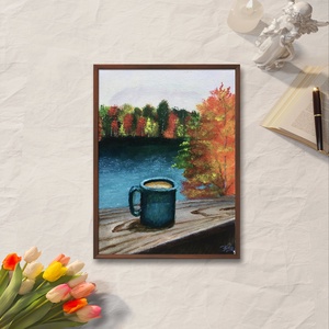 'Autumn Vibes' - művészet - festmény - akril - Meska.hu