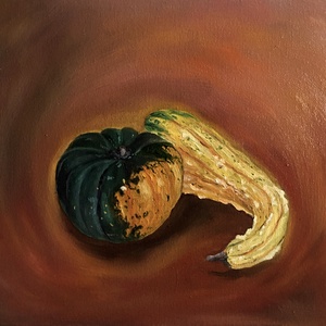 'Dísztökök' olajfestmény - művészet - festmény - olajfestmény - Meska.hu