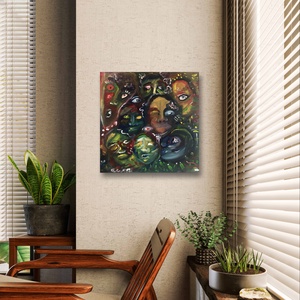 'Friends' - művészet - festmény - olajfestmény - Meska.hu