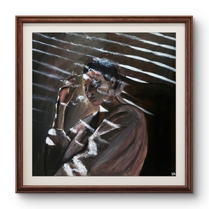 'Füst' akrilfestmény, Művészet, Festmény, Akril, Festészet, MESKA