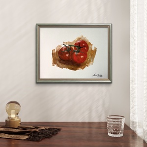 'Földi Paradicsom' olajfestmény papíron - művészet - festmény - olajfestmény - Meska.hu