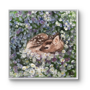 'Bambi' 21x21 cm-es poszter, Otthon & Életmód, Dekoráció, Kép & Falikép, Poszter, Fotó, grafika, rajz, illusztráció, MESKA