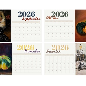 2026-os Naptár - Szilvapaintings - otthon & életmód - dekoráció - fali és függő dekoráció - falinaptár & öröknaptár - Meska.hu 2026-os Naptár - Szilvapaintings - otthon & életmód - dekoráció - fali és függő dekoráció - falinaptár & öröknaptár - Meska.hu