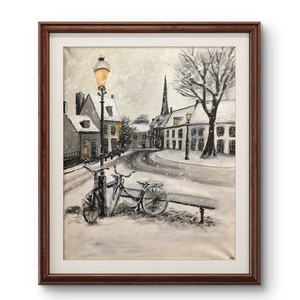 'Havazás' akrilfestmény, Művészet, Festmény, Akril, Festészet, MESKA