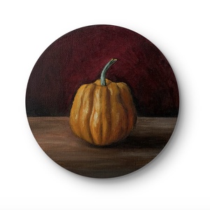 'Sárga Tök' mágneses festmény - Meska.hu