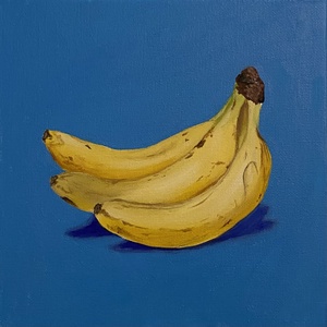 �Banán� olajfestmény - művészet - festmény - olajfestmény - Meska.hu