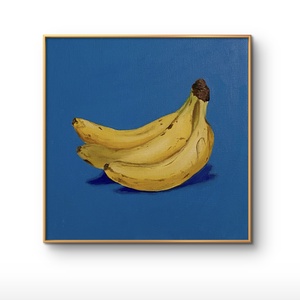 �Banán� olajfestmény - Meska.hu