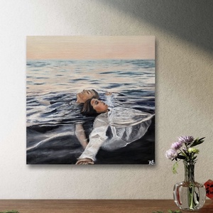 Egyedi festmény rendelésre kép alapján � 40x40 cm - művészet - festmény - olajfestmény - Meska.hu