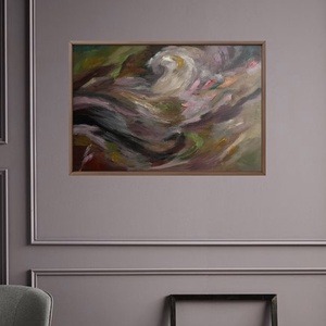 ‘Szirének’ absztrakt akrilfestmény, Művészet, Festmény, Akril, Festészet, 40x60 xm-es feszített vászonra készítve, 2026, MESKA