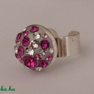 Swarovski kristály gyűrű! - ékszer - gyűrű - többköves gyűrű - Meska.hu
