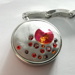 Swarovski kristályos táska akasztó!, Táska & Tok, Kulcstartó & Táskadísz, Táskaakasztó, Ékszerkészítés, Üvegművészet, MESKA