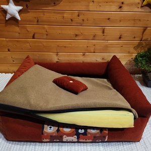 Lehúzható és mosható kárpitszövetes kutyafekhely - otthon & életmód - kisállatoknak - kutyáknak - kutya fekhelyek, házak - Meska.hu