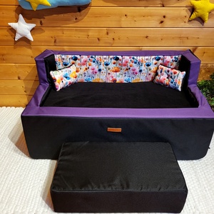 Víz, szőr és kaparásálló, lehúzható és mosható kárpitszövetes kutyafekhely - Meska.hu