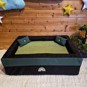 Memóriahabos, víz, szőr és kaparásálló, lehúzható és mosható kutyafekhely, kutyaágy - Meska.hu